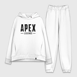 Женский костюм оверсайз Apex Legends логотип, цвет: белый