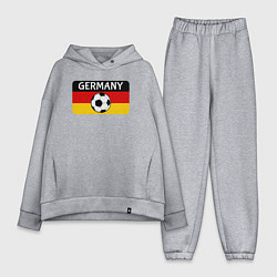 Женский костюм оверсайз Football Germany