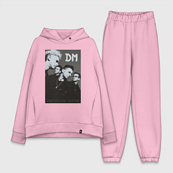 Женский костюм оверсайз Depeche Mode 90 Violator, цвет: светло-розовый