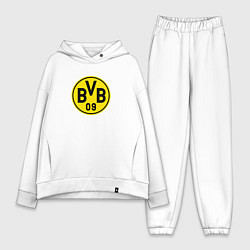Женский костюм оверсайз Borussia fc sport, цвет: белый