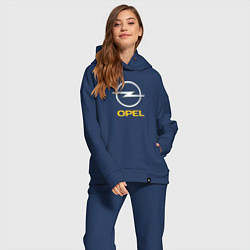 Женский костюм оверсайз Opel sport auto, цвет: тёмно-синий — фото 2