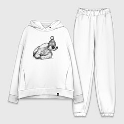 Женский костюм оверсайз Медоед стильный