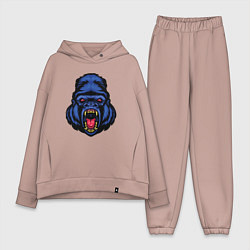 Женский костюм оверсайз Blue monkey, цвет: пыльно-розовый