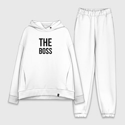 Женский костюм оверсайз The boss - Couple, цвет: белый
