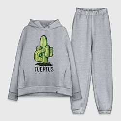 Женский костюм оверсайз Fucktus