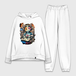 Женский костюм оверсайз Котейка геймер