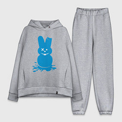 Женский костюм оверсайз Blue bunny, цвет: меланж