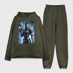 Женский костюм оверсайз Mass Effect -N7 armor, цвет: хаки