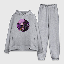 Женский костюм оверсайз Kyouko Kirigiri - Danganronpa, цвет: меланж