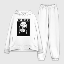 Женский костюм оверсайз Cat cobain