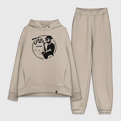 Женский костюм оверсайз Jazz lover, цвет: миндальный