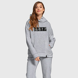 Женский костюм оверсайз Kraftwerk - The band, цвет: меланж — фото 2