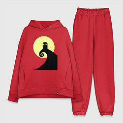 Женский костюм оверсайз Tardis night