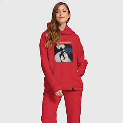 Женский костюм оверсайз Depeche Mode - Dave devotional tour, цвет: красный — фото 2