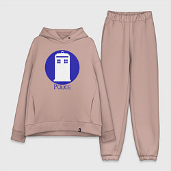 Женский костюм оверсайз Tardis police