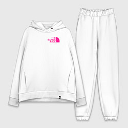 Женский костюм оверсайз The barbie face, цвет: белый