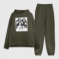 Женский костюм оверсайз Got7 encore фото, цвет: хаки