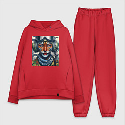 Женский костюм оверсайз Tigress girl military pilot