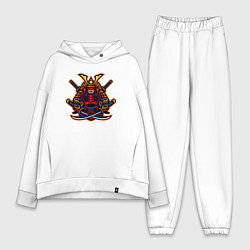 Женский костюм оверсайз Angry samurai, цвет: белый