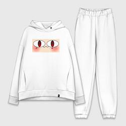 Женский костюм оверсайз Neco Arc Face meme