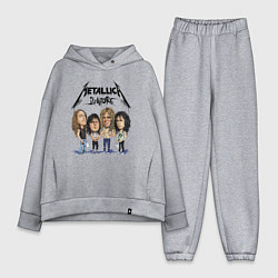 Женский костюм оверсайз Metallica juniors - cartoon