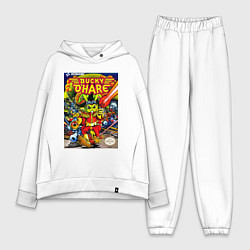 Женский костюм оверсайз Баки о хэр, цвет: белый