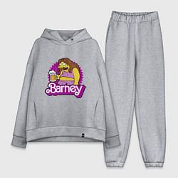 Женский костюм оверсайз Barney with beer