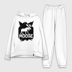 Женский костюм оверсайз Мощь лося