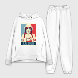 Женский костюм оверсайз Olivia Rodrigo, цвет: белый