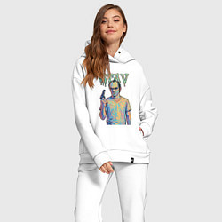 Женский костюм оверсайз Тревор Филипс, цвет: белый — фото 2