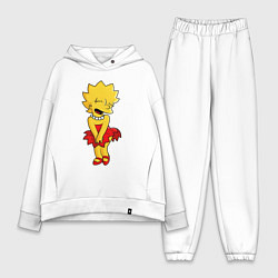 Женский костюм оверсайз Simpsons - Lisa Monroe, цвет: белый