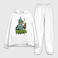 Женский костюм оверсайз Bender with beer