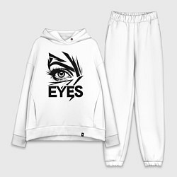Женский костюм оверсайз Взгляд глаза