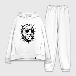 Женский костюм оверсайз Шипастая хоккейная маска