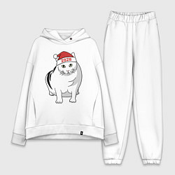 Женский костюм оверсайз Мемный кот Бендер - 2026