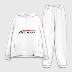 Женский костюм оверсайз Toyota Allion, цвет: белый