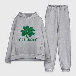 Женский костюм оверсайз Get lucky, цвет: меланж