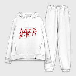 Женский костюм оверсайз Slayer, цвет: белый