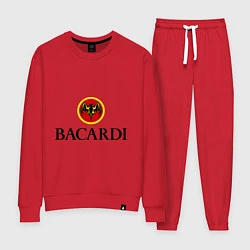 Костюм хлопковый женский Bacardi, цвет: красный