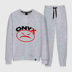 Костюм хлопковый женский Onyx, цвет: меланж