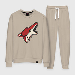 Костюм хлопковый женский Phoenix Coyotes, цвет: миндальный