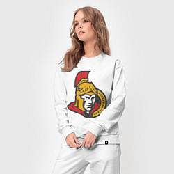 Костюм хлопковый женский Ottawa Senators, цвет: белый — фото 2