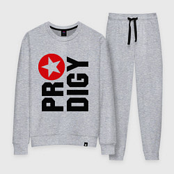 Костюм хлопковый женский Prodigy Star, цвет: меланж