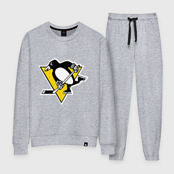 Костюм хлопковый женский Pittsburgh Penguins: Malkin 71, цвет: меланж