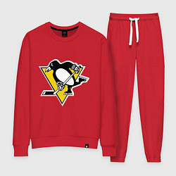 Костюм хлопковый женский Pittsburgh Penguins: Malkin 71, цвет: красный