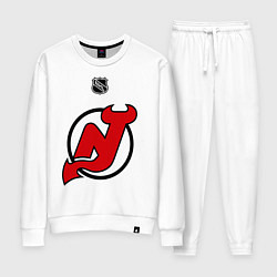 Костюм хлопковый женский New Jersey Devils: Kovalchuk 17, цвет: белый