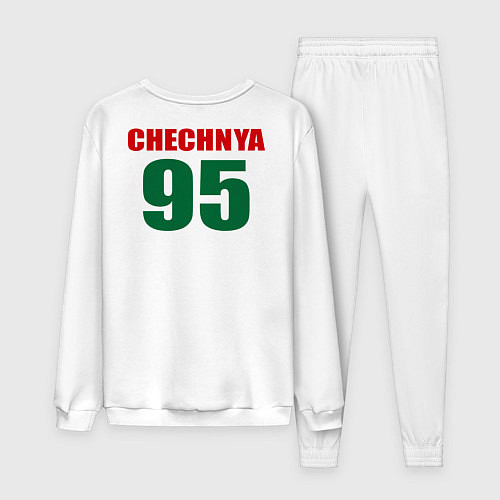 Женский костюм Чечня: флаг / Белый – фото 2