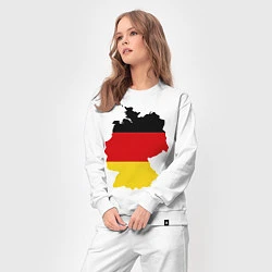 Костюм хлопковый женский Германия (Germany), цвет: белый — фото 2