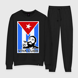 Костюм хлопковый женский Fidel: Viva, Cuba!, цвет: черный