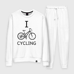 Женский костюм I love cycling